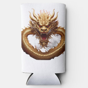 Chinese Dragon Power Seltzer Can Cooler