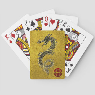 Chinese Dragon Prosperity Symbol Personalise Playing Cards
