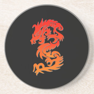 Chinese Dragon Sandstone Coaster