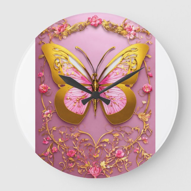 Chinese Dragon Shorts – Bold, Stylish & Comfortabl Large Clock (Front)