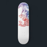 Chinese Dragon Skateboard<br><div class="desc">Bold Asian Art dragon skateboard</div>