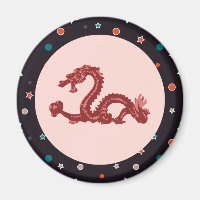Chinese Dragon Star Pattern Fantasy Art