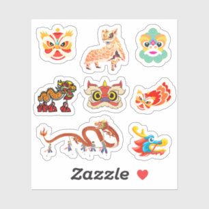 Chinese Dragon Sticker