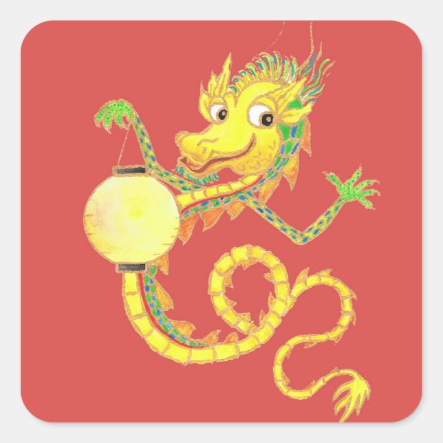 Chinese Dragon Stickers (Front)