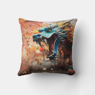 chinese dragon symbol 2024 cushion