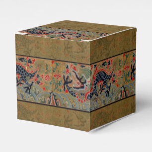 Chinese Dragon Symbol Antique Asian Favour Box