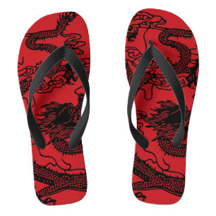 Chinese Dragon Thongs