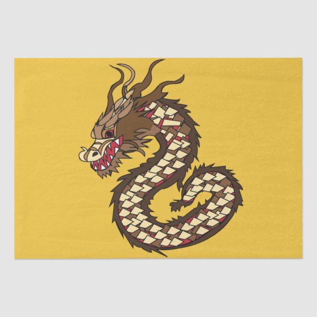 Chinese Dragon  Tissue Paper (Front)