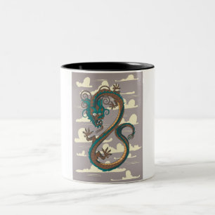 Chinese Dragon Two-Tone Coffee Mug