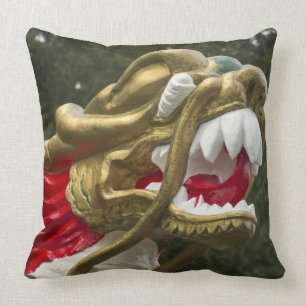 Chinese dragonboat figurehead, Stanley Park Cushion