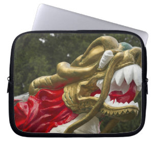 Chinese dragonboat figurehead, Stanley Park Laptop Sleeve