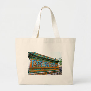 Chinese Dragons Large Tote Bag