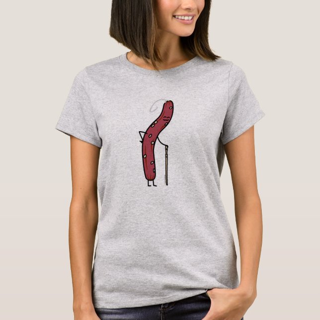 Chinese dry sausage aged fat Cantonese Lap Cheong T-Shirt (Front)