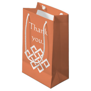 Chinese Elegance in Coral Gift Bag