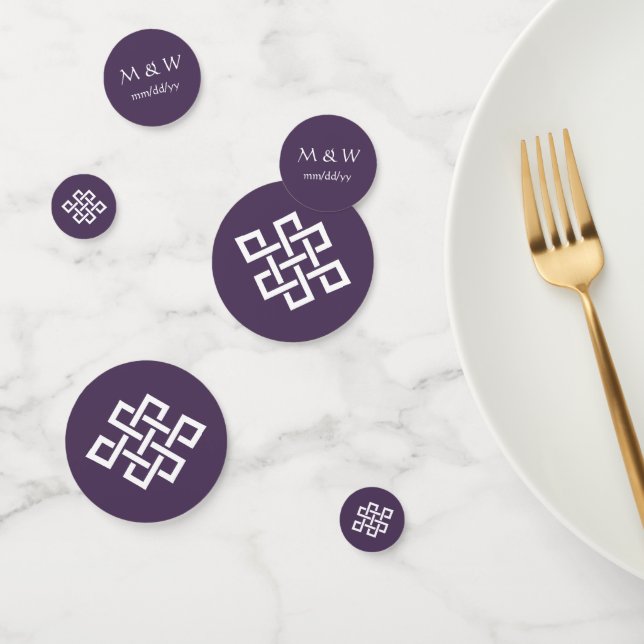 Chinese Elegance in Purple Table Confetti (Group)