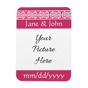 Chinese Elegance in Raspberry Reminder Magnet