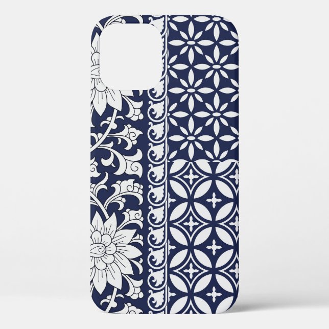 Chinese Elegance: Seamless Ornament Case-Mate iPhone Case (Back)
