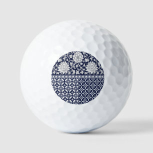 Chinese Elegance: Seamless Ornament Golf Balls