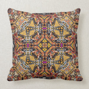 Chinese Emperor Dragon Mandala Cushion