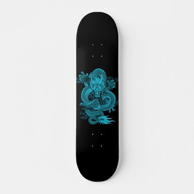 Chinese Emperor Dragon One Element Pro Deck Skateboard (Front)
