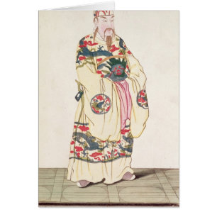 Chinese Emperor in Ceremonial Costume