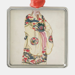 Chinese Emperor in Ceremonial Costume Metal Tree Decoration