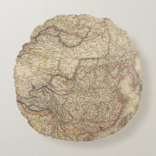 Chinese Empire, Japan Round Cushion