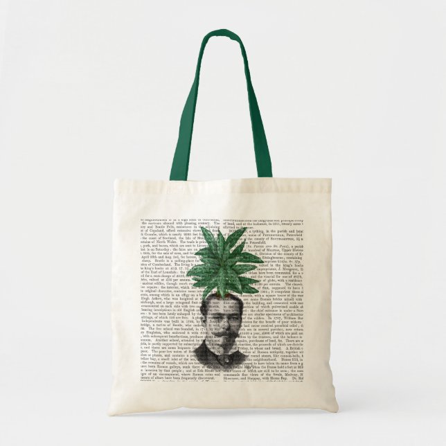 Chinese Evergreen Head Plant Head Tote Bag (Front)