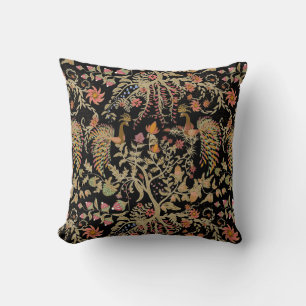 Chinese Fairy Floral Birds Pattern Cushion