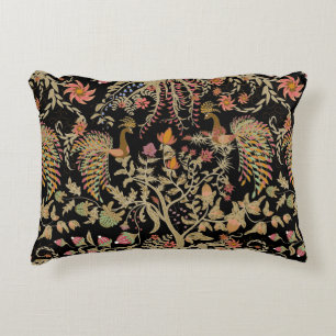Chinese Fairy Floral Birds Pattern Decorative Cushion