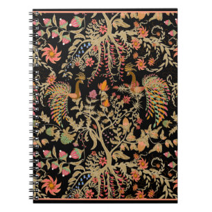 Chinese fairy floral pattern with beautiful birds notebook