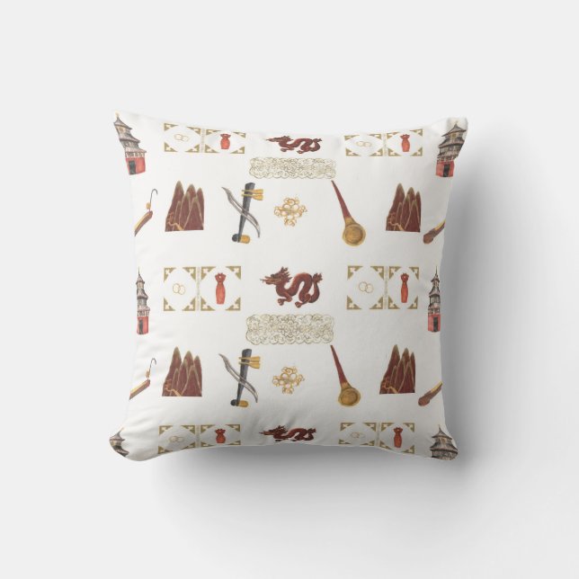 Chinese Favourites American MoJo Pillow (Front)