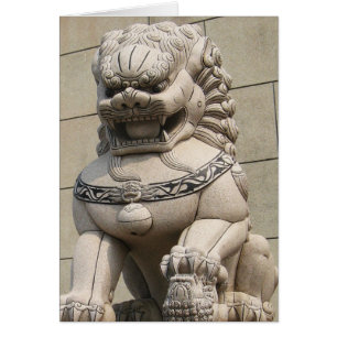 Chinese Female Guardian Lion Foo Dog 石獅