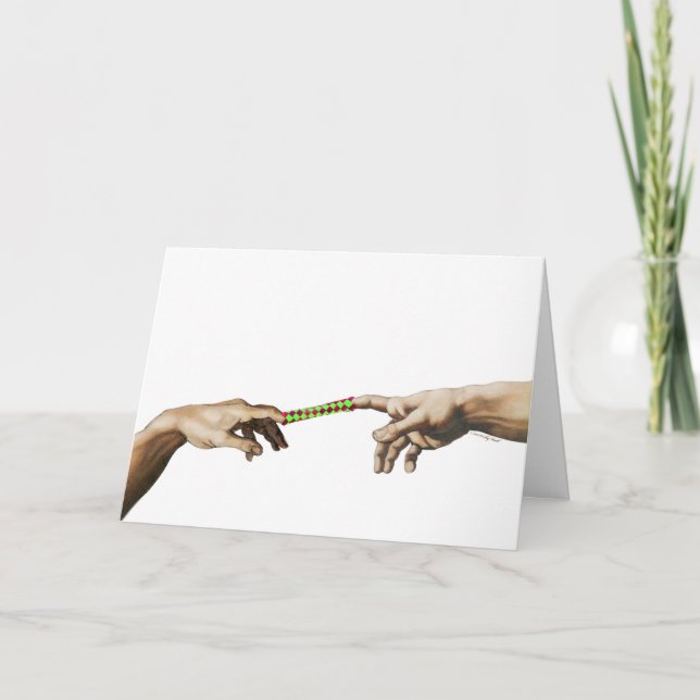 Chinese Fingertrap Birthday Card (Front)