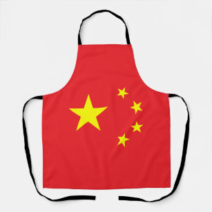 Chinese Flag Apron