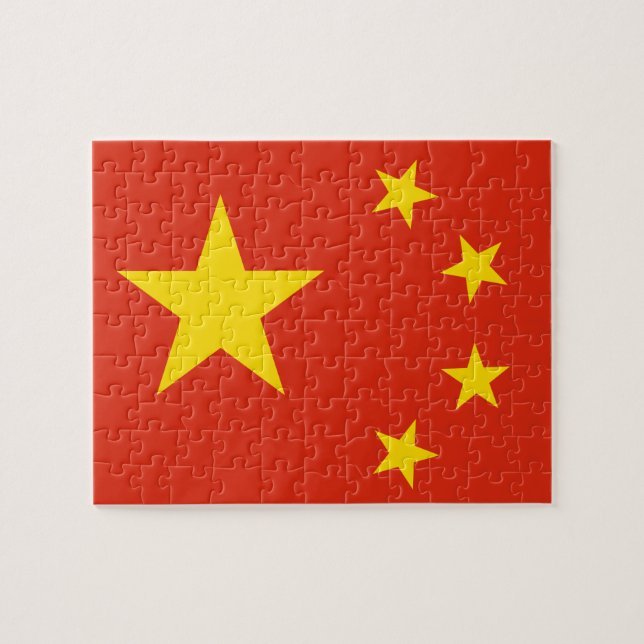 Chinese Flag (China) Jigsaw Puzzle (Horizontal)