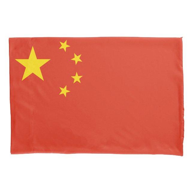 Chinese Flag (China) Pillowcase (Front)