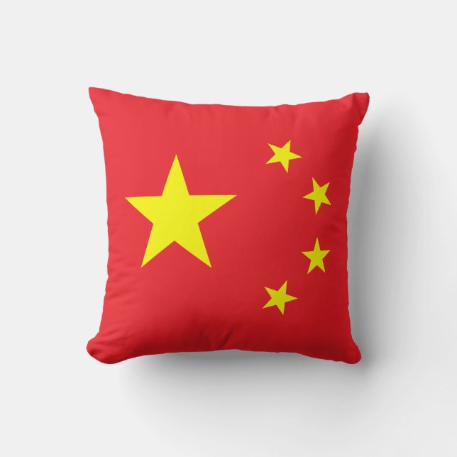 Chinese Flag Cushion (Front)