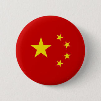 Chinese Flag Emblem 6 Cm Round Badge