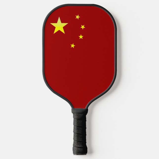 Chinese flag-emblem pickleball paddle (Front)