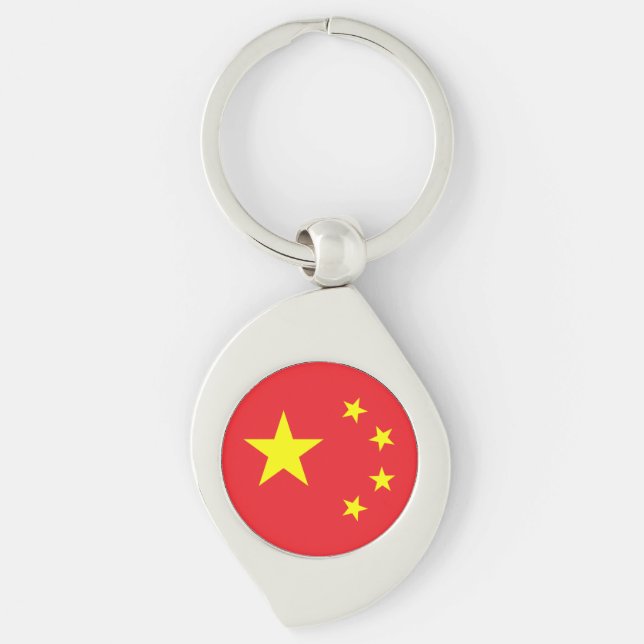 Chinese Flag Key Ring (Front)