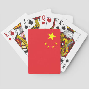 Chinese Flag Playing Cards