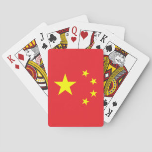 Chinese Flag Playing Cards