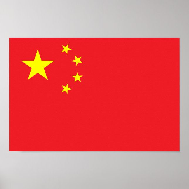Chinese Flag Poster (Front)