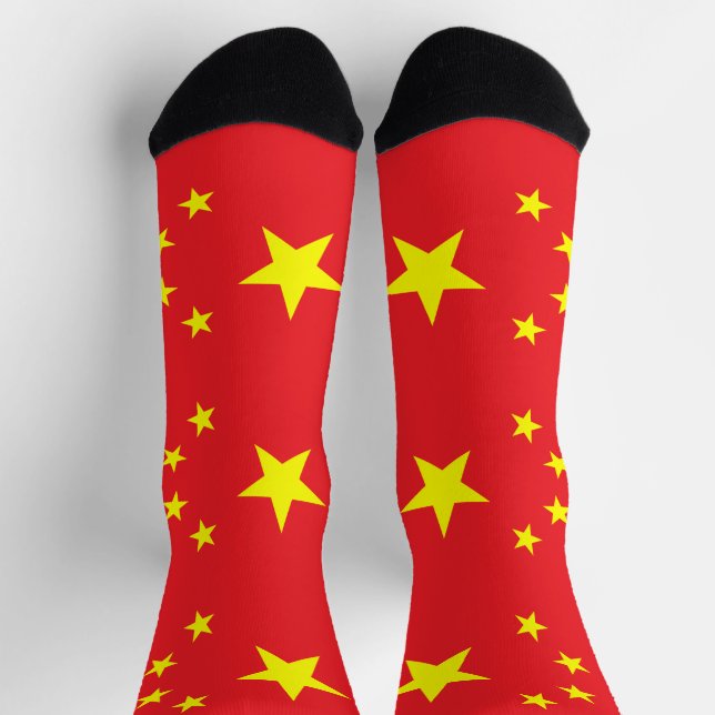 Chinese Flag Socks (Top)