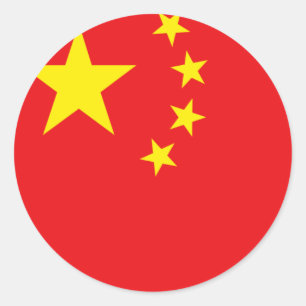 Chinese Flag Sticker