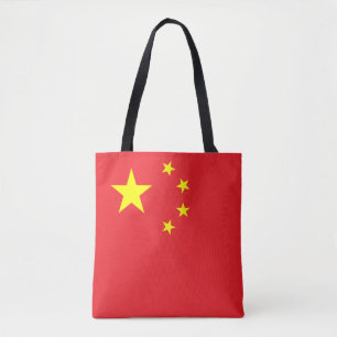 Chinese Flag Tote Bag