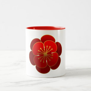 Chinese Flower Element Mug