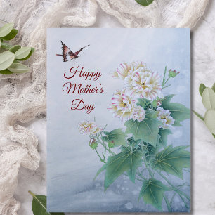 Chinese Flower with Butterfly