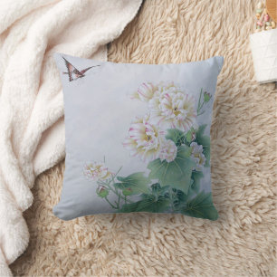 Chinese Flower with Butterfly  Cushion